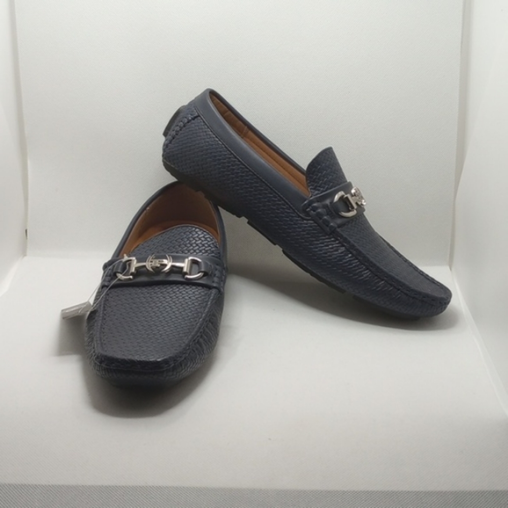 Men's Navy blue Phatfarm loafer dress shoes size 8.5